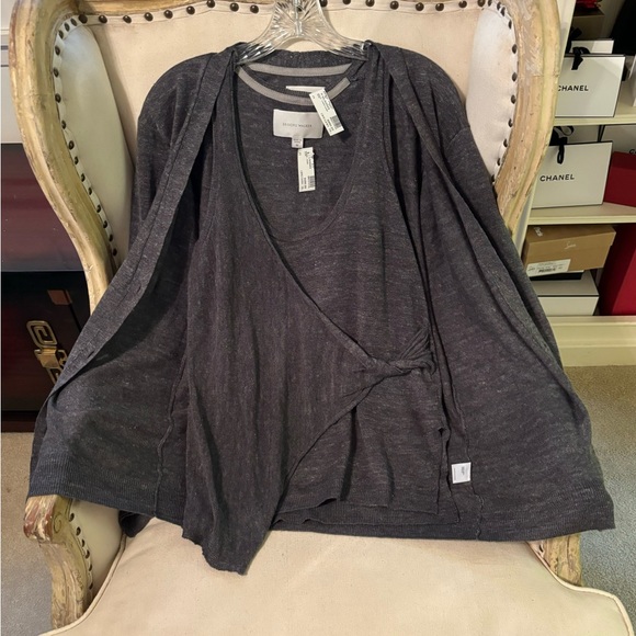 Bruchu Walker new matching linen cardigan set - Picture 6 of 15